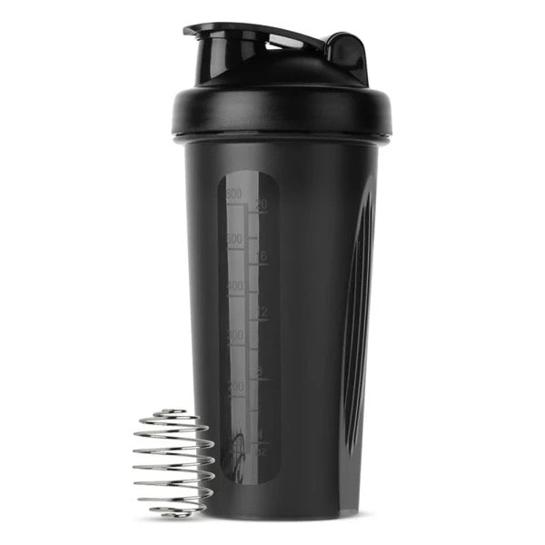 FitCrush™ Protein Shaker 600ml – With Anti-Clump Whisk Ball