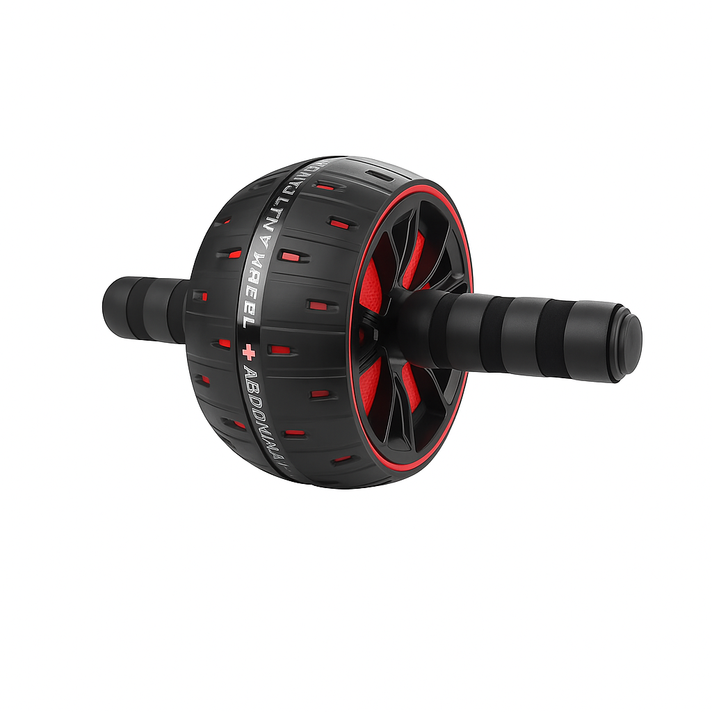 FitCrush™ CoreMax Ab Roller – Anti-Slip Single Wheel Trainer