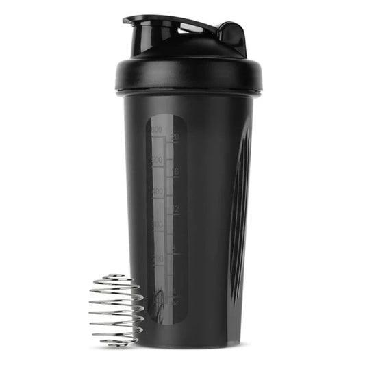 FitCrush™ Protein Shaker 600ml – With Anti-Clump Whisk Ball