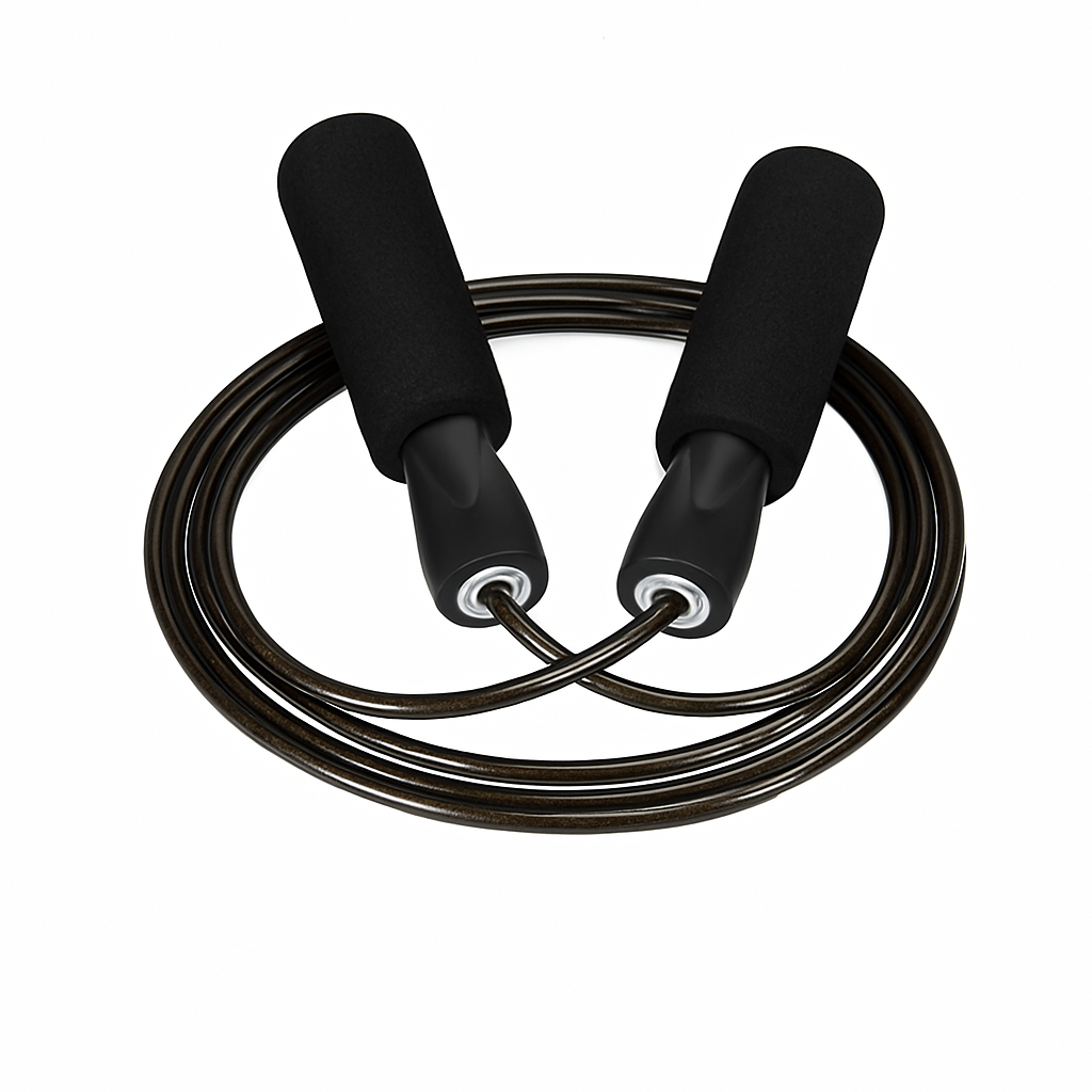 FitCrush™ Speed Rope – Adjustable Steel Cable Jump Rope